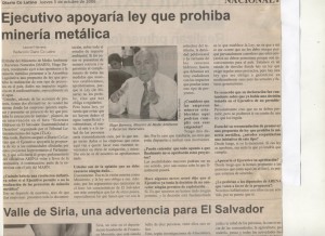 Ejecutivo apoyaria - Diario Co Latino